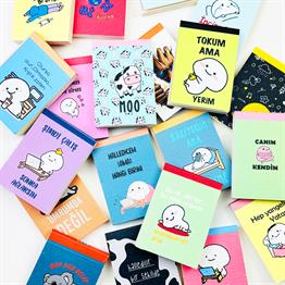 Mini Üstten Kapaklı Defter