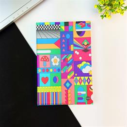 Mix Tasarımlı Lastikli Defter