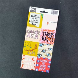 Mod Tasarımlı Sticker