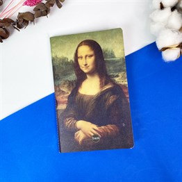 Mona Lisa Tasarımlı Terzi Dikişli Defter