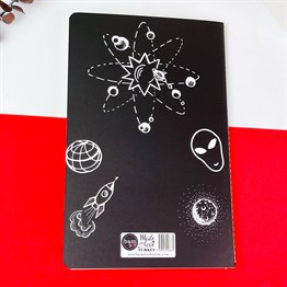 Moon Tasarımlı Space Tasarımlı Terzi Dikişli Defter