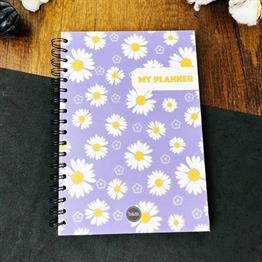 Mor Papatya My Planner Spiralli Defter 