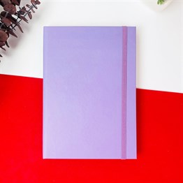 Mor Renk Lastikli Defter