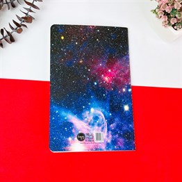 Purple Space Saddle Stitched Notebooks