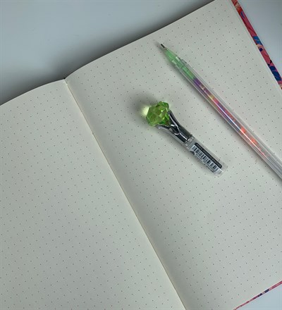 Music Tasarımlı Lastikli Defter