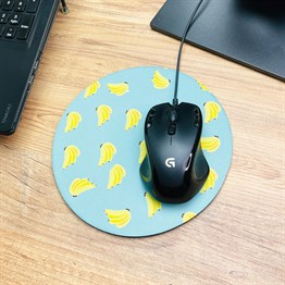 Banana Oval Mouse Pad Customizable