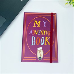 My Adventure Book Tasarımlı Lastikli Defter