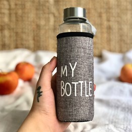 My Bottle Kılıflı 400 Ml Cam Matara