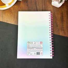 My Planner Tasarımlı Çizgili Spiralli Defter 