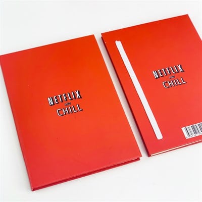 Netfilix Tasarımlı Lastikli Defter 