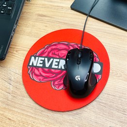 Never Mind Oval Mouse Pad Customizable