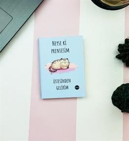 Neyse Ki Prensesim Tasarımlı Sert Kapaklı Mini Defter