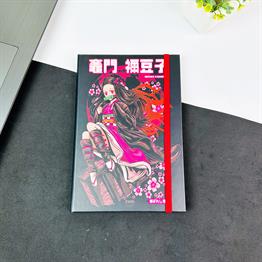 Nezuko Kamado Tasarımlı Lastikli Defter