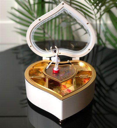Vintage Ballerina Jewellery Music Box