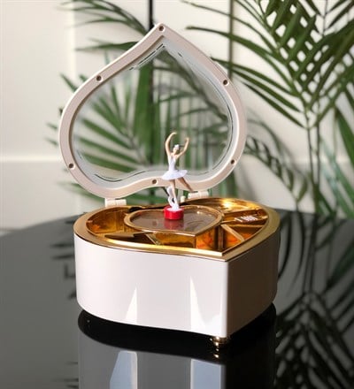 Vintage Ballerina Jewellery Music Box