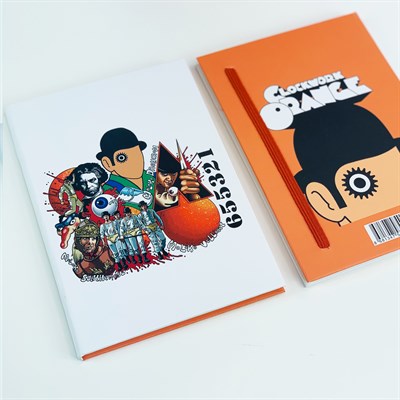Otamatik Portakal Tasarımlı Lastikli Defter