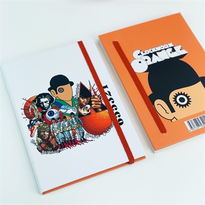 Otamatik Portakal Tasarımlı Lastikli Defter