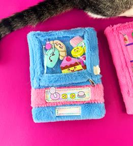 Otomat Tasarımlı Peluş Kapak Defter