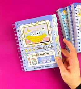 Oyun Konsolu Tasarımlı Hologram Kapak Defter x8
