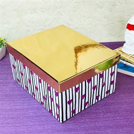 Special Gold Glittered Gift Box
