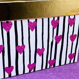 Special Gold Glittered Gift Box