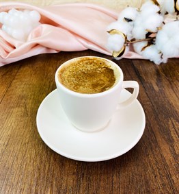 Coffe İs Always A Good Turkish Coffee Cup & Saucer With Special Box