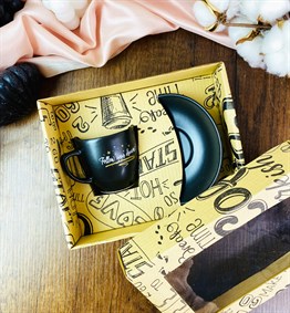 Follow Your Dreams Turkish Coffee Cup & Saucer With Special Box