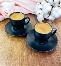 Follow Your Dreams Turkish Coffee Cups Set & Saucer With Special Box
