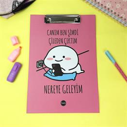 Paketli Çileden Çıktım Sekreterlik Defter Kalemlik Hediye Seti