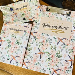 Paketli Follow Your Dreams Sekreterlik Defter Kalemlik Hediye Seti