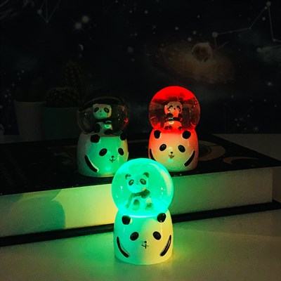 Panda Mini Işıklı Kar Küresi Toptan