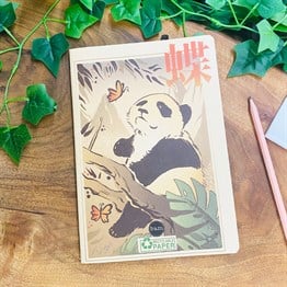 Panda Tasarımlı Dönüşümlü Kraft Defter