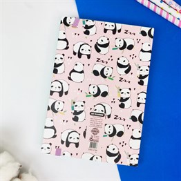 Panda Tasarımlı Lastikli Defter