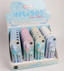 BM-2555 Pastel Figürlü Uçlu Kalem Ve Uç Set x24