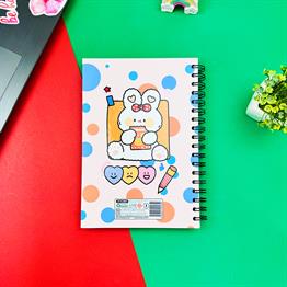 Pen Rabbit Tasarımlı Spiralli Defter