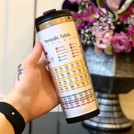 Periyodik Tablo Tasarımlı 400 Ml Mug Bardak