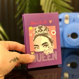 Pink Queen Mini Photo Album w/Stickers