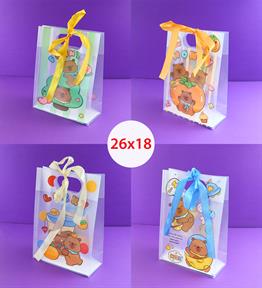 Plastik Çanta Kurdelalı 26x18 Cm x12
