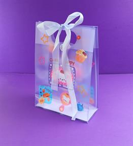 Plastik Çanta Kurdelalı 35x24 Cm x12