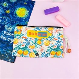 Orange Blossom Cloth Pencil Case