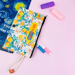 Orange Blossom Cloth Pencil Case