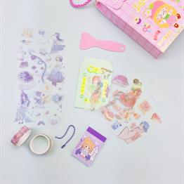 Prenses Tasarımlı Çantalı Sticker X6