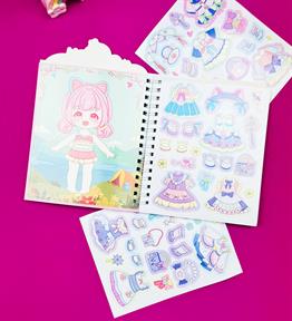 Prenses Tasarımlı  Sticker Book x24