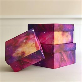 Purple Space 3 Pcs of Gift Boxes Set