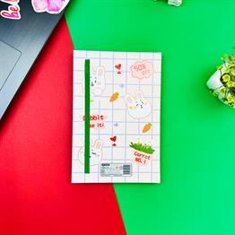Rabbit Like It Tasarımlı Lastikli Defter