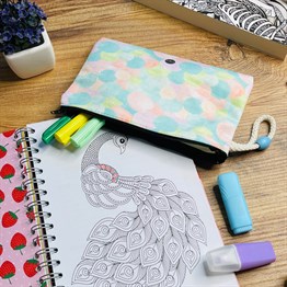 Colorful Balloon Cloth Pencil Case