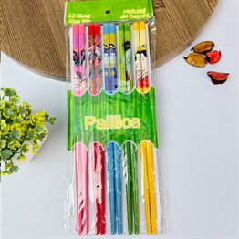 Renkli Desenli Chopstick Toptan