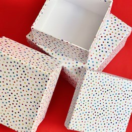 Polka Dot Gift Box - 3 Pcs Set