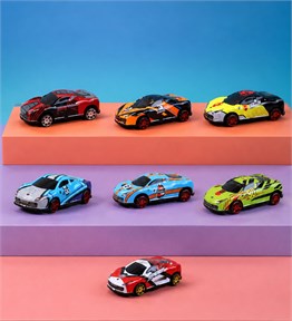TOY-07 Renkli Yarış Arabası X 24