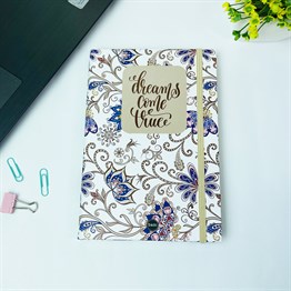 Rüyalar Gerçek Oluyor Tasarımlı Lastikli Defter